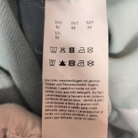 Hugo Boss Men's Light Green Crewneck Pullover Sweater Sweatshirt, Size Medium - Picture 7 of 7